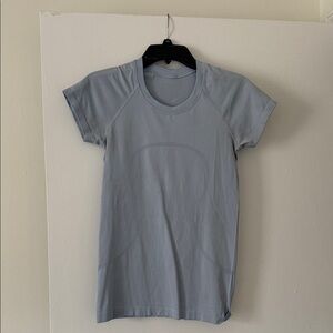 Lululemon Athletica Sky Blue Short Sleeve Top